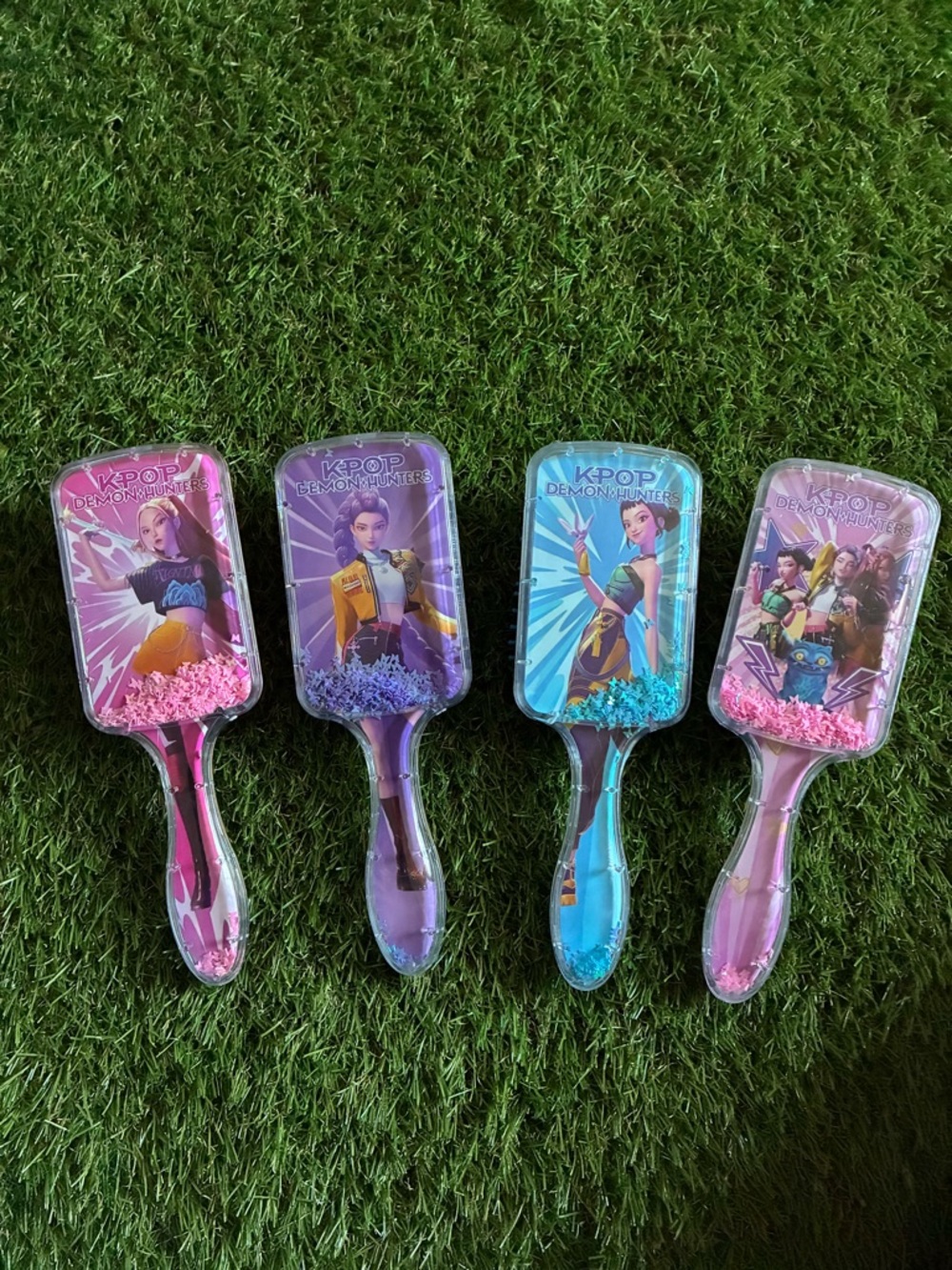 KPOP Demon Hunters Paddle Brush